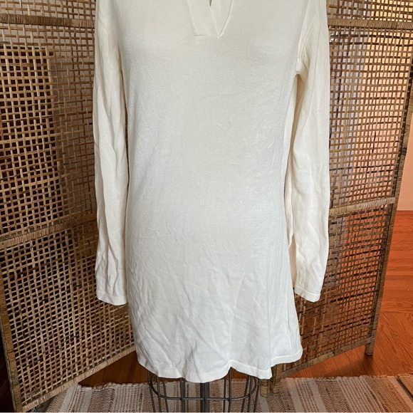 EUC Djerf Avenue by Matilda Djerf Getaway Dress in White Cream Off White - Picture 5 of 6